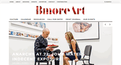 Desktop Screenshot of bmoreart.com