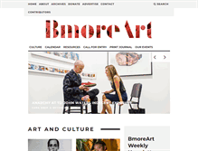 Tablet Screenshot of bmoreart.com